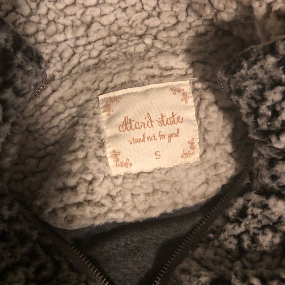 sherpa jacket pullover - Picture 3 of 3